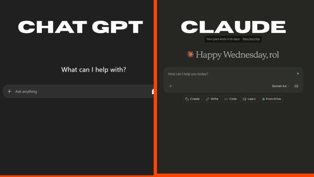 chat gpt vers claude REVIEW